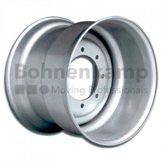 11.00X18 6/161/205 B2/21.5 ET60 SILVER RAL9006 ACCURIDE 3000@40 ONE PART RRJ38609OE-HB0A
